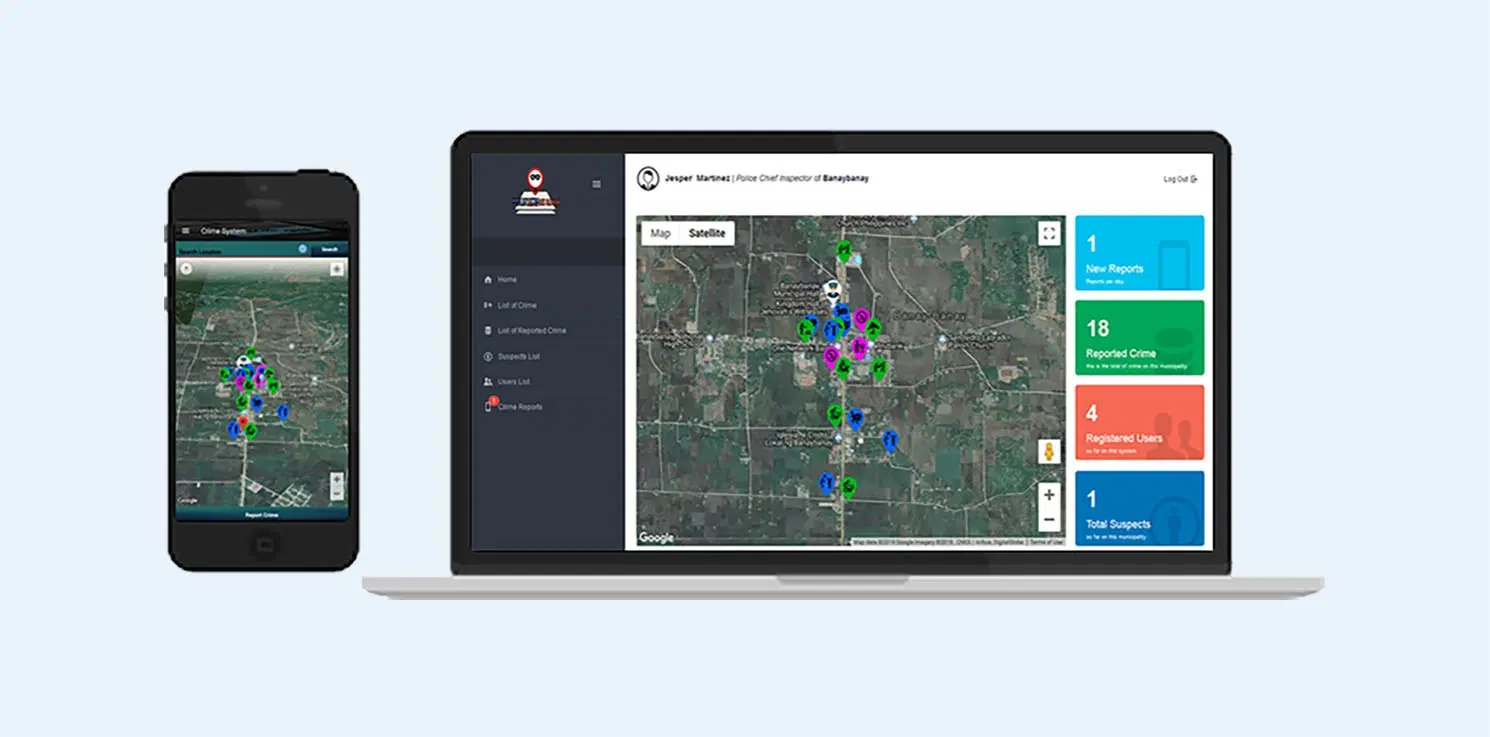 Crime Reporting and Mapping System preview